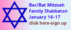 CAS Bar / Bat Mitzvah Dinner and Lunch - January 16