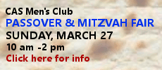 CAS Mens Club Passover Fair